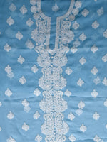 Load image into Gallery viewer, Seva Chikan Hand Embroidered Georgette Lucknowi Chikankari Unstitched Suit Piece