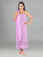 Load image into Gallery viewer, Seva Chikan Hand Embroidered Purple Cotton Lucknowi Chikankari Unstitched Suit Piece-SCL1680