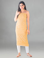 Load image into Gallery viewer, Seva Chikan Hand Embroidered Mustard Georgette Lucknowi Chikankari Unstitched Suit Piece-SCL1606