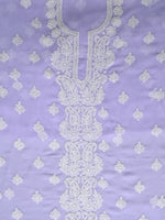 Load image into Gallery viewer, Seva Chikan Hand Embroidered Georgette Lucknowi Chikankari Unstitched Suit Piece