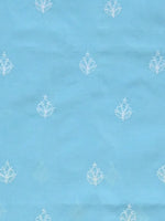 Load image into Gallery viewer, Seva Chikan Hand Embroidered Blue Terivoil Cotton Lucknowi Chikankari Unstitched Suit Piece-SCL13028