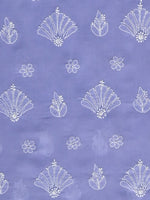 Load image into Gallery viewer, Seva Chikan Hand Embroidered Mauve Cotton Lucknowi Chikankari Unstitched Suit Piece-SCL13051