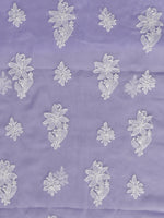 Load image into Gallery viewer, Seva Chikan Hand Embroidered Lavender Georgette Lucknowi Chikankari Unstitched Suit Piece-SCL13123
