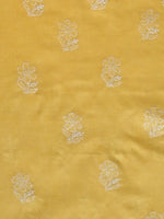 Load image into Gallery viewer, Seva Chikan Hand Embroidered Yellow Cotton Lucknowi Chikankari Unstitched Suit Piece-SCL13058