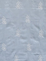 Load image into Gallery viewer, Seva Chikan Hand Embroidered Grey Cotton Lucknowi Chikankari Unstitched Suit Piece-SCL13082