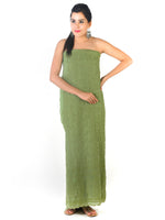 Load image into Gallery viewer, Seva Chikan Hand Embroidered Green Georgette Lucknowi Chikankari Unstitched Suit Piece-SCL1661