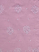 Load image into Gallery viewer, Seva Chikan Hand Embroidered Pink Cotton Lucknowi Chikankari Unstitched Suit Piece-SCL13100