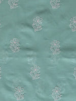 Load image into Gallery viewer, Seva Chikan Hand Embroidered Sea Green Cotton Lucknowi Chikankari Unstitched Suit Piece-SCL13057