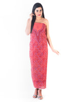 Load image into Gallery viewer, Seva Chikan Hand Embroidered Brick Georgette Lucknowi Chikankari Unstitched Suit Piece-SCL1602