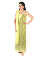Load image into Gallery viewer, Seva Chikan Hand Embroidered Light Green Cotton Lucknowi Chikankari Unstitched Suit Piece-SCL1686
