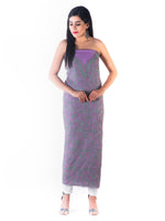 Load image into Gallery viewer, Seva Chikan Hand Embroidered Light Purple Georgette Lucknowi Chikankari Unstitched Suit Piece-SCL1601