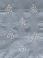 Load image into Gallery viewer, Seva Chikan Hand Embroidered Grey Cotton Lucknowi Chikankari Unstitched Suit Piece-SCL13064