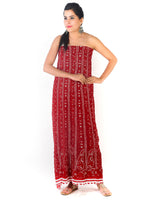 Load image into Gallery viewer, Seva Chikan Hand Embroidered Red Georgette Lucknowi Chikankari Unstitched Suit Piece-SCL1590