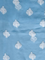 Load image into Gallery viewer, Seva Chikan Hand Embroidered Georgette Lucknowi Chikankari Unstitched Suit Piece