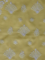 Load image into Gallery viewer, Seva Chikan Hand Embroidered Yellow Cotton Lucknowi Chikankari Unstitched Suit Piece-SCL13053
