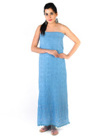 Load image into Gallery viewer, Seva Chikan Hand Embroidered Blue Georgette Lucknowi Chikankari Unstitched Suit Piece-SCL1657