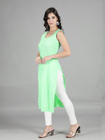 Load image into Gallery viewer, Seva Chikan Cotton Long Slips Combo of White (Pack of 2)