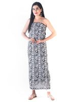 Load image into Gallery viewer, Seva Chikan Hand Embroidered Black Georgette Lucknowi Chikankari Unstitched Suit Piece-SCL1630