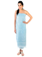 Load image into Gallery viewer, Seva Chikan Hand Embroidered Sky Blue Georgette Lucknowi Chikankari Unstitched Suit Piece-SCL1662