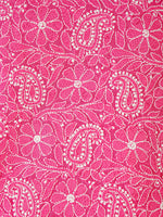 Load image into Gallery viewer, Seva Chikan Hand Embroidered Pink Cotton Lucknowi Chikankari Unstitched Suit Piece-SCL1682