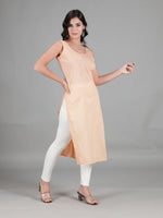 Load image into Gallery viewer, Seva Chikan Cotton Long Slips Combo of White (Pack of 2)