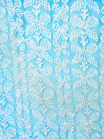 Load image into Gallery viewer, Seva Chikan Hand Embroidered Sky Blue Georgette Lucknowi Chikankari Unstitched Suit Piece-SCL1662