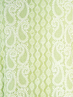 Load image into Gallery viewer, Seva Chikan Hand Embroidered Sea Green Cotton Lucknowi Chikankari Unstitched Suit Piece-SCL1391