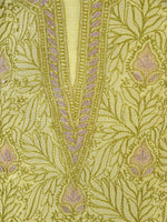 Load image into Gallery viewer, Seva Chikan Hand Embroidered Light Green Cotton Lucknowi Chikankari Unstitched Suit Piece-SCL1686