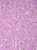 Load image into Gallery viewer, Seva Chikan Hand Embroidered Purple Cotton Lucknowi Chikankari Unstitched Suit Piece-SCL1680