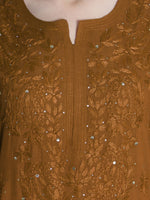 Load image into Gallery viewer, Seva Chikan Hand Embroidered Rayon Lucknowi Chikankari Kurta
