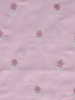 Load image into Gallery viewer, Seva Chikan Hand Embroidered Pink Terivoil Cotton Lucknowi Chikankari Unstitched Suit Piece-SCL13015