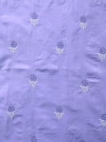Load image into Gallery viewer, Seva Chikan Hand Embroidered Mauve Cotton Lucknowi Chikankari Unstitched Suit Piece-SCL13014
