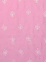 Load image into Gallery viewer, Seva Chikan Hand Embroidered Pink Terivoil Cotton Lucknowi Chikankari Unstitched Suit Piece-SCL13042