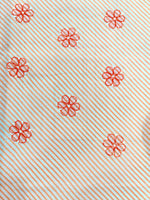 Load image into Gallery viewer, Seva Chikan Hand Embroidered Peach Terivoil Cotton Lucknowi Chikankari Unstitched Suit Piece-SCL13005