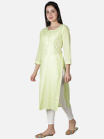 Load image into Gallery viewer, Seva Chikan Hand Embroidered Cotton Lucknowi Chikankari Kurta