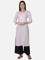 Load image into Gallery viewer, Seva Chikan Hand Embroidered Cotton Lucknowi Chikankari Kurta