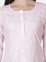 Load image into Gallery viewer, Seva Chikan Hand Embroidered Cotton Lucknowi Chikankari Kurta