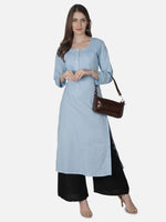 Load image into Gallery viewer, Seva Chikan Hand Embroidered Cotton Lucknowi Chikankari Kurta