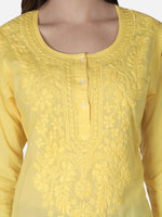 Load image into Gallery viewer, Seva Chikan Hand Embroidered Cotton Lucknowi Chikankari Kurta