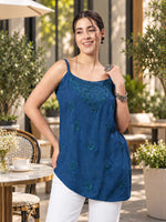 Load image into Gallery viewer, Seva Chikan Hand Embroidered Rayon Lucknowi Chikan Top
