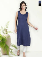 Load image into Gallery viewer, Seva Chikan Long Slips Combo Of Black (Pack of 2)