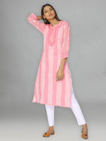 Load image into Gallery viewer, Seva Chikan Hand Embroidered Cotton Lucknowi Chikankari Kurta