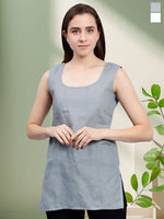 Load image into Gallery viewer, Seva Chikan Short Slips Combo of White (Pack of 2)