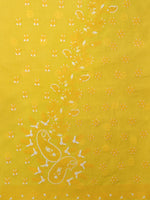 Load image into Gallery viewer, Seva Chikan Hand Embroidered Yellow Terivoil Cotton Lucknowi Chikankari Unstitched Suit Piece-SCL13000