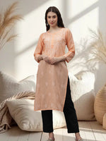 Load image into Gallery viewer, Seva Chikan Hand Embroidered Cotton Lucknowi Chikankari Kurta