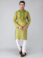 Load image into Gallery viewer, Seva Chikan Hand Embroidered Cotton Lucknowi Chikan Mens Stitched Kurta