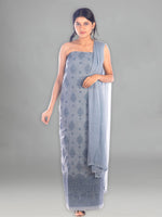 Load image into Gallery viewer, Seva Chikan Hand Embroidered Chanderi Lucknowi Chikankari Unstitched Suit Piece