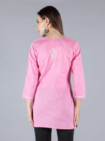 Load image into Gallery viewer, Seva Chikan Hand Embroidered Cotton Lucknowi Chikan Top