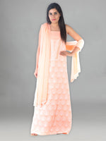 Load image into Gallery viewer, Seva Chikan Hand Embroidered Cotton Lucknowi Chikankari Unstitched Suit Piece With Mukaish/Muqaish Work