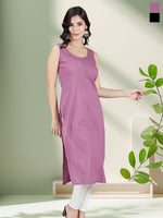 Load image into Gallery viewer, Seva Chikan Long Slips Combo Of Black (Pack of 2)